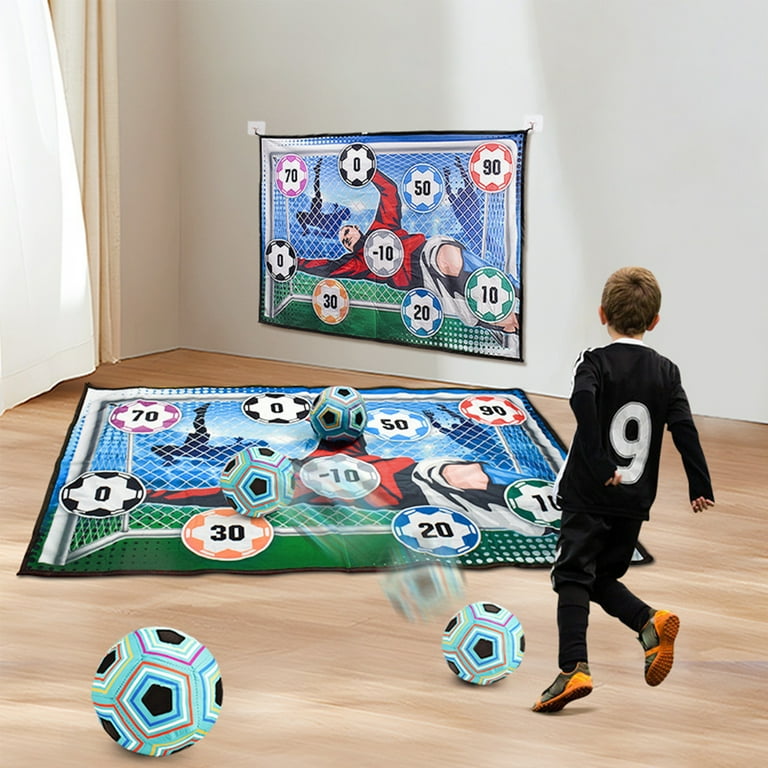 Portable Soccer Ball Game Set, Indoor Outdoor, Toddler Gift for