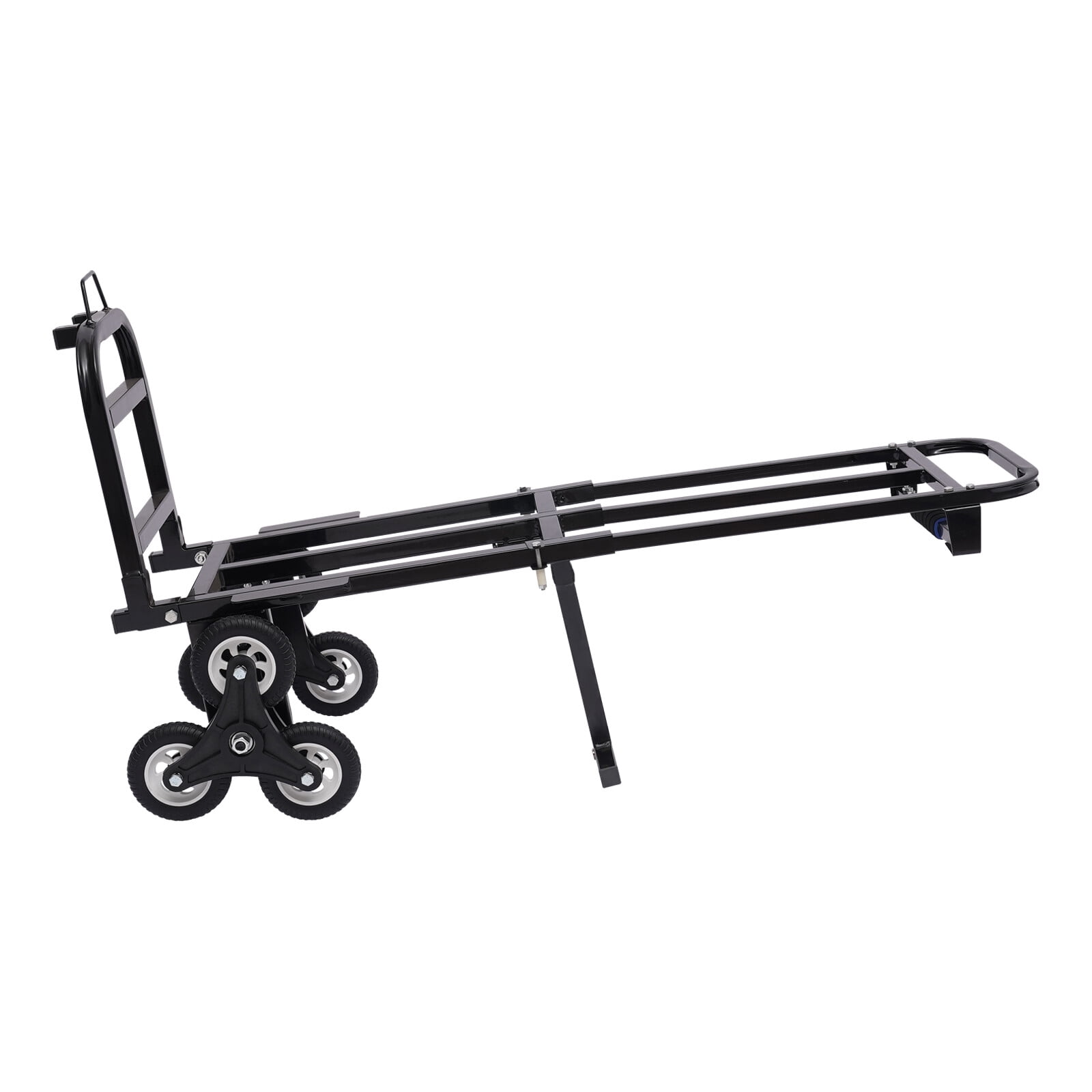 210kg/460lbs Capacity Stair Climbing Trolley Cart, Folding Portable Stair Climber Hand Truck with 6 Wheels for Pulling