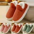 thumbnail image 6 of nsendm Female Shoes Adult Slipper Socks for Women Grippers Cute and Cotton Slipper Shoes Hard Bottom Slippers for Women Wide A 9, 6 of 7