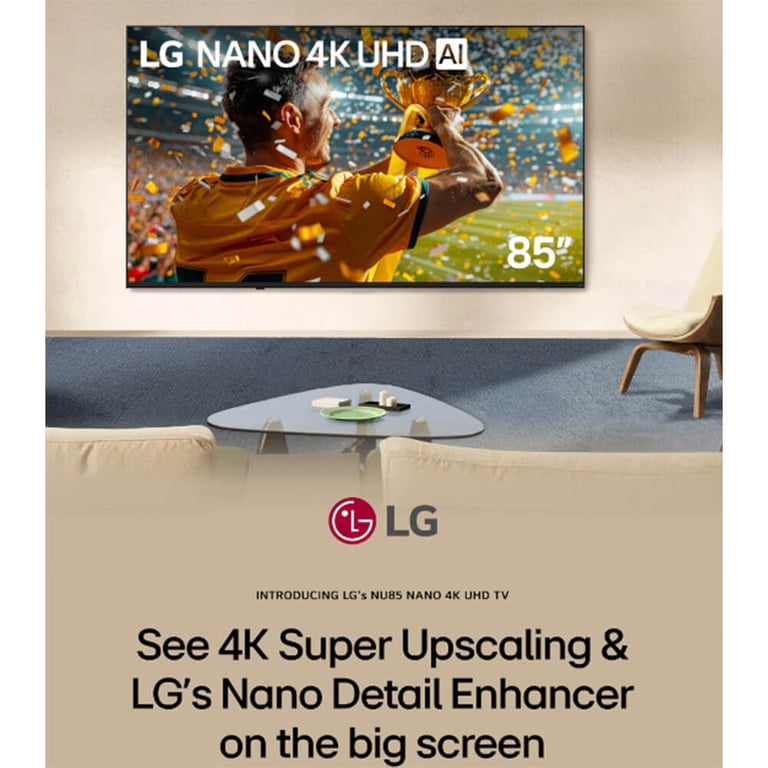 LG 55NU850BP 55 inch Class 4K Nano UHD Smart TV - Walmart.com