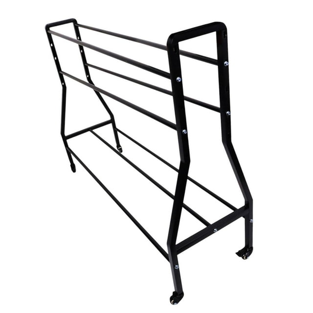 Lipstore Support de Basketball Inclinable avec Roues Support de Rangement pour Basketball Support de Basketball à 3 Niveaux