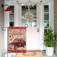 thumbnail image 5 of Jbralid Home Decorative Happy Valentine's Day Garden Flag, Vintage Red Plaid Truck Yard Buffalo Check Love Hearts Tulips Outside Decorations, Anniversary Wedding Outdoor Small Decor Double Sided 12x18, 5 of 7