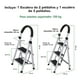 thumbnail image 5 of Kit Escaleras Plegables De Acero 2 y 3 Peldaños KingsHouse blanco, 5 of 7