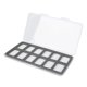 thumbnail image 2 of Caja de almacenamiento magnética para aparejos de pesca con 12 rejillas para anzuelos, señuelos y accesorios con organización de espuma, 2 of 8