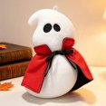 thumbnail image 7 of Kids Friendly Halloween Display, Halloween Plush, Halloween Party Favors, Halloween Ghost Decor, 5.5X3 Inch 1Pc Cute Spooky Ghost Doll with Red Vampire Cape, Soft Fluffy Toys for, 7 of 7