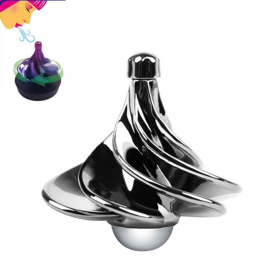 DEELLEEO Spinning Top, Wind Gyro, Wind Blow Turn Gyro Desktop Decompression Toys, Airflow Spinning Gyro, Desktop Gyro, Stress Relief Toy, Gift for Christmas