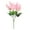 Pink, variant on 1 Pc 13.78" Artificial Flowers, UV Resistant Faux Plastic Larkspur Bush Bundles for Outdoor Window Box, Farmhouse Porch Decor, White