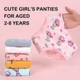 thumbnail image 5 of Girls' 100% Cotton Soft Underwear Toddler Kids Breathable Panties 6 Pack for 2-8 Years, 5 of 7