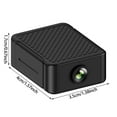 thumbnail image 2 of Mini Hidden Camera Abs 1080p Hd Wireless Wifi Motion Detection Infrared Night Vision Small Portable Adjustable Stand for Home Office Surveillance, 2 of 8