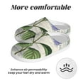 thumbnail image 6 of Yiaed Vintage Flower Print Slippers Fuzzy Warm Cozy Slippers Non Slip House Slippers For Indoor Outdoor Slippers House Slippers-35/36, 6 of 7