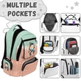thumbnail image 7 of FKELYI Baseball Drip Print Kids Backpack 17 Inch Schoolbag Primary School Bookbag for Boys Girls Casual Daypack Travel Rucksack with Multi-Pockets for Elementary Student, 7 of 7