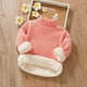 thumbnail image 2 of Suéter Para Niños Otoño Invierno Niños Jersey De Cuello Redondo Suéter Grueso De Felpa Naranja Odeerbi LM103-2890, 2 of 4