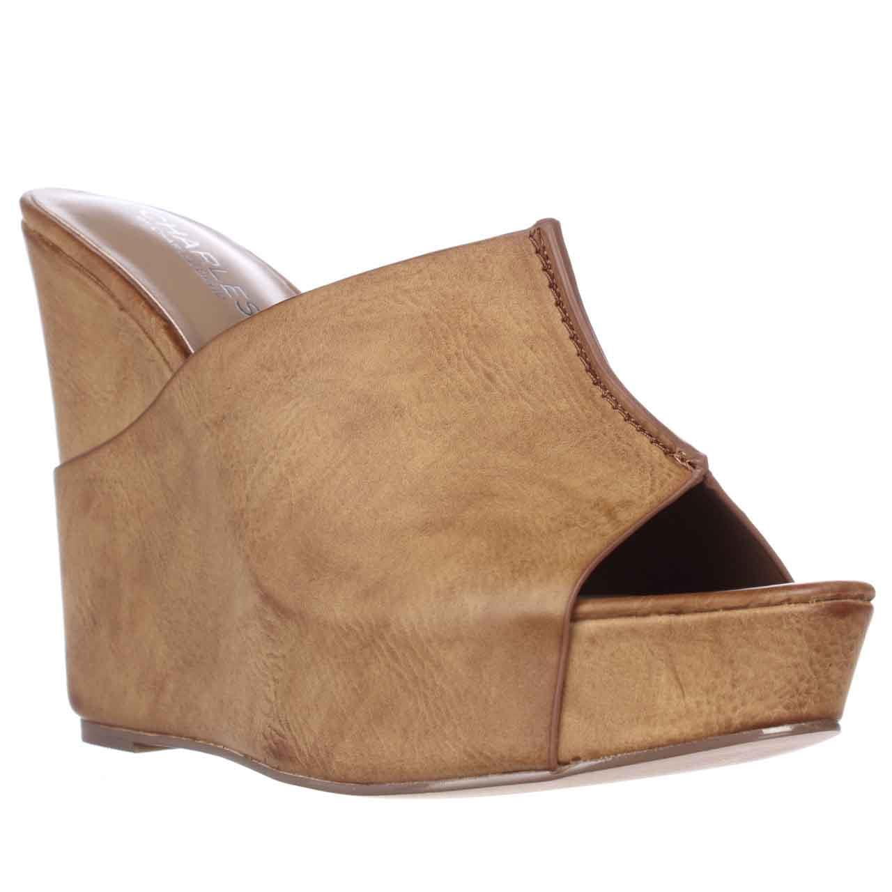 charles david leather slide sandals