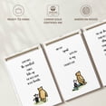 thumbnail image 6 of Elephant Stock Winnie The Pooh And Piglet Inspirational Quotes Wall Art - Horizontal Multi Panel Canvas - Living Room Wall Decor - Kids And Nursery Multi Panel - Brown And Black Decor - 56" x 27", 6 of 8