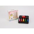 thumbnail image 5 of 6 Colors Non-toxic Snowflake Shape Paint Crayons Palm Handle Washable Sticks Crayons for Children Toddlers, 5 of 5
