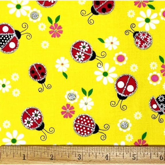 1 Fat Quarter -  Cotton Fabric - 21" X 18"