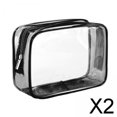 thumbnail image 1 of Organizador de Viaje para Cosméticos, Estuche Transparente para Maquillaje , 2 piezas, 1 of 10