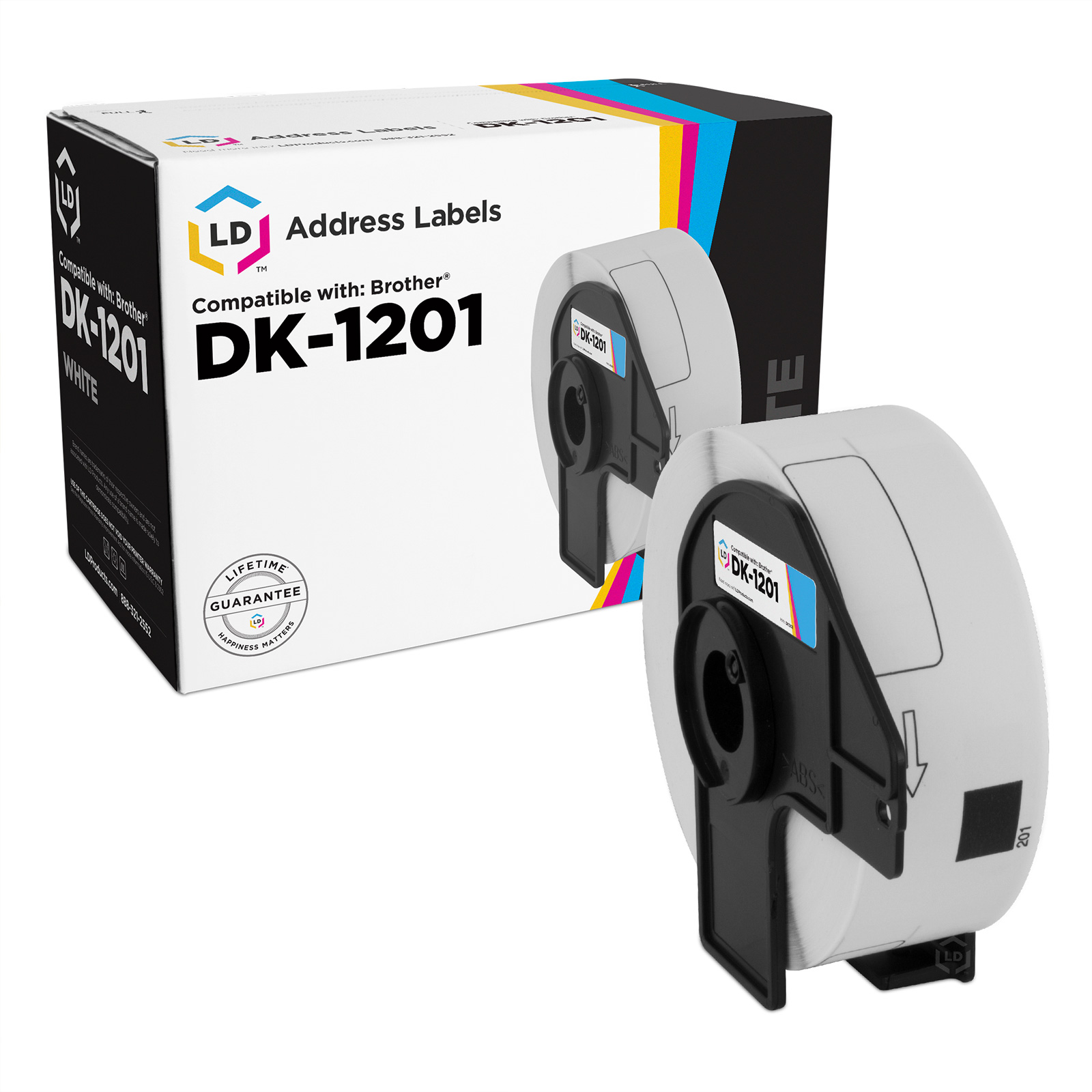 LD Compatible Brother DK1201 Address Labels / 1.1 in x 3.5 in