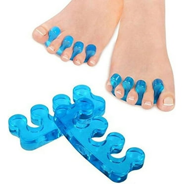 Yoga Toe Separators (4PAIR) - Toe Separators for Overlapping Toes - Silicone Gel Bunion Separator - for Natural Toe Alignment - Improve Blood Circulation - Unisex - Foot Care