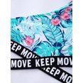 thumbnail image 5 of iiniim Kids Girls Crop Tops Summer Beach Swimming Sufing Bathing Suit Printed Tank Top Size 6-16 Lake Green 6, 5 of 7