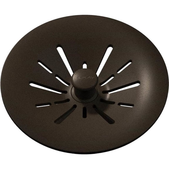 Elkay LKPDQSMC Quartz Perfect Drain 3-1/2 Basket Strainer, Mocha