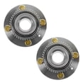 thumbnail image 2 of Geelife Wheel Bearing & 4 Lug Hub Assembly Rear Pair For 02-07 Mitsubishi Lancer ES ABS, 2 of 8