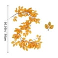 thumbnail image 3 of EUDIDV Maple Leaf Garland - Thanksgiving and Halloween Decor, Artificial Realistic Fall Foliage Hanging Vine for Indoor/Outdoor Party, Wedding/Fireplace Decoration with Hanging Hook, 3 of 7