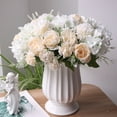 thumbnail image 2 of Elegant Peony and Hydrangea Floral Bouquet for Wedding Bridal Home Decoration Arrangement Centerpiece Display, 2 of 4