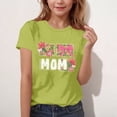 thumbnail image 4 of Zpanxa T-Shirts d'Été pour Filles Imprimé de la Fête de l'Indépendance Col Rond Manches Courtes Haut Polyester Spandex 7-8 Ans, 4 of 6