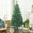 thumbnail image 2 of HOMCOM 6' Artificial Christmas Tree with Realistic Branches Green, 2 of 10