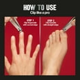 thumbnail image 4 of Revlon Dual-Ended Nail Clipper for Men, Straight and Curved Edges, For Fingernail and Toenail Trimming, Stainless Steel, 1 count, 4 of 8