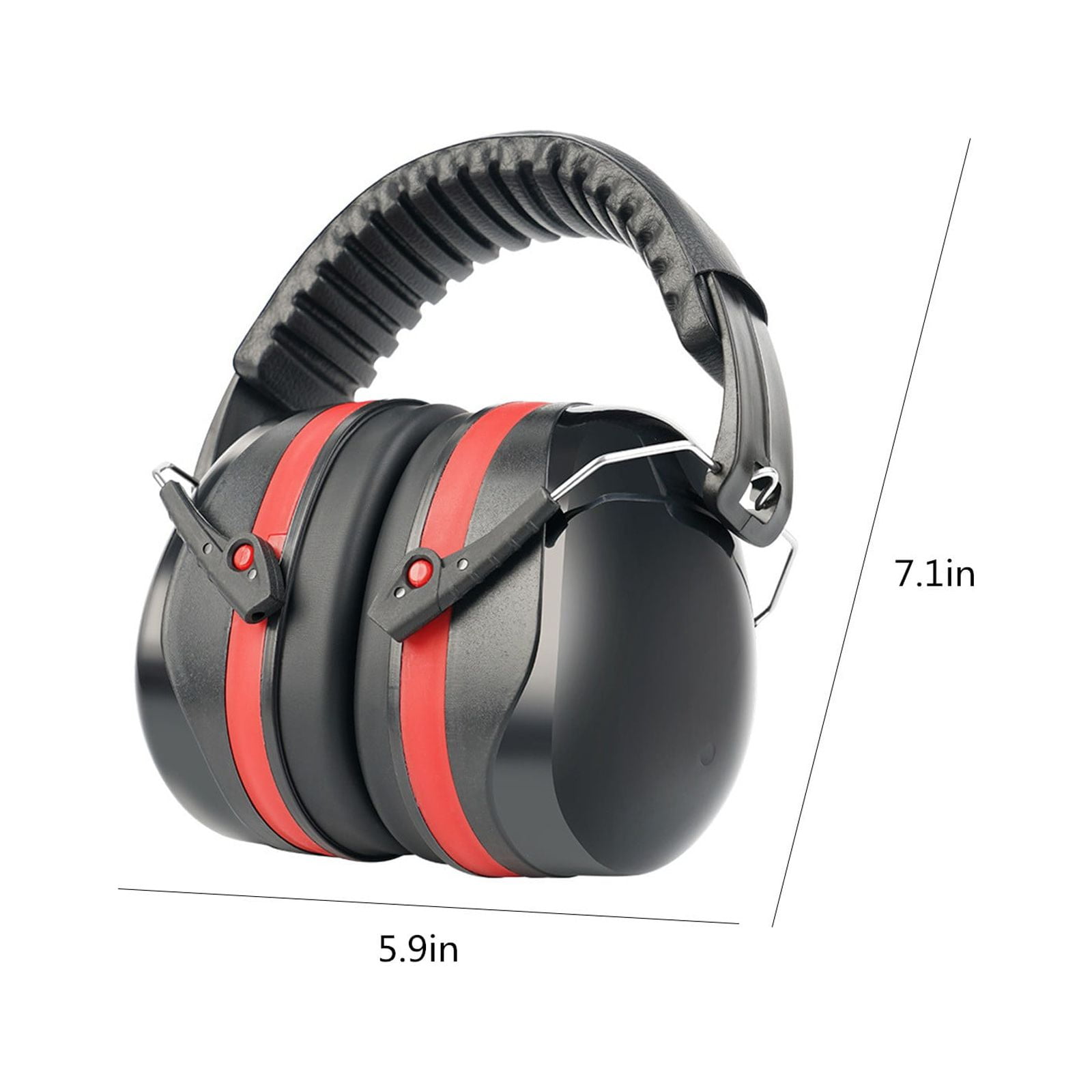 Lolmot Noise Reduction Safe Ear Muffs Hearing Protection Earmuffs NRR 28dB Noise Sound Protection Headphones For Mowing Construction Woodwork Adult Kids Walmart
