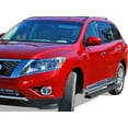 thumbnail image 2 of APS Running Boards 4 inches Matte Black Compatible with Nissan Pathfinder 2013-2021 (Excluding Platinum) &  Infiniti QX60 2013-2016 (Nerf Bars Side Steps Side Bars), 2 of 6