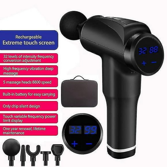 Electric Full Body Head Massager, Impact Muscle Massager, Physiotherapy Massage Gun, Neck And Back Relaxing Massager, Massager