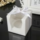thumbnail image 3 of 12 / set Caja de cupcakes de tarta de papel Kraft Yotijar Blanco Favores de pastel de boda, 3 of 10