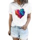 thumbnail image 1 of Gibobby Playera Manga Corta para Mujer Mujeres Casual Impresión Manga Corta Cuello Redondo Camiseta Suelta Blusa Tops(Azul,M), 1 of 4