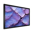 thumbnail image 2 of Designart "Geode Volcano with Purple Stones I" Landscapes Framed Wall Art Decor - Traditional Purple Stone Geode Hallway Framed Wall Art Decor, 2 of 6