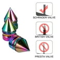 thumbnail image 3 of unbranded  8 Pcs Decorative Wheel Valve Cover Tire Colorful Caps Aluminum, 3 of 8