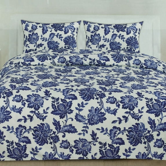 3-Piece Duvet Cover Set Printed Patterns Florals, Geometrics - 15 Styles