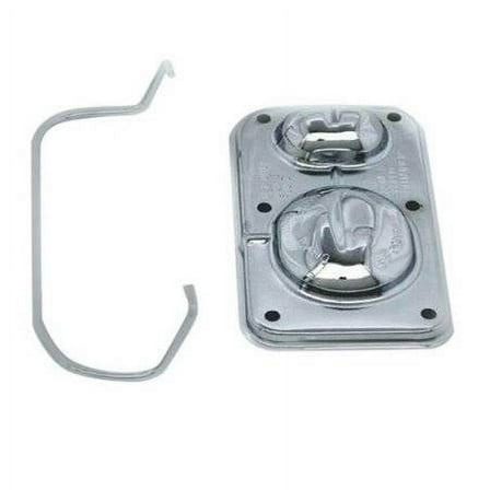 Racing Power R9101 Chrome Steel Master Cylinder Cap for 1967-1980 Chevy Bel Air