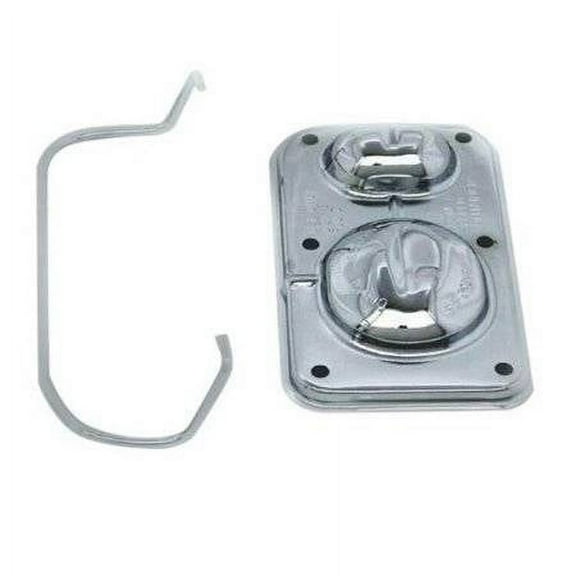 Racing Power R9101 Chrome Steel Master Cylinder Cap for 1967-1980 Chevy Bel Air