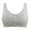 Gray, variant on Utoimkio Front Closure Wireless Bras for Women Plus Size Comfort Full Coverage Bras for Women No Underwire Everyday Bras