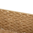 thumbnail image 4 of HomeZone 2-Pack Beige Poly Rattan Basket Organizers, 21in L x 8.5in W x 6in H, 4 of 12