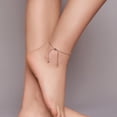 thumbnail image 4 of Baohd Easy To Wear And Remove Sterling Silver Charm Anklet For Anywhere Fashionable 1Set, 4 of 6