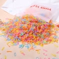thumbnail image 1 of 500/1000/2000pcs Niñas Colorido Desechable Banda De Goma Lazos Para El Cabello Niños Cola De Caballo Soporte Bandas Accesorios, 1 of 4