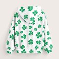 thumbnail image 3 of HAiming St Patricks Day Hoodies for Boys Girls Shamrock Graphic Pullover Tops Long Sleeve Hooded Sweatshirts Outfits Clothes, 3 of 4