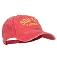 thumbnail image 5 of Son of a Veteran Embroidered Washed Cap - Red OSFM, 5 of 5