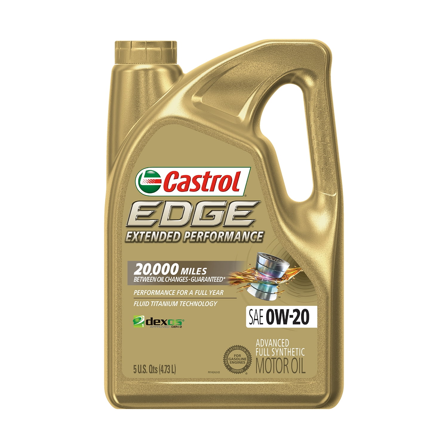 Castrol Edge Extended Performance 0w Advanced Full Synthetic Motor Oil 5 Quarts Walmart Com Walmart Com