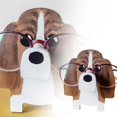 thumbnail image 1 of BKER Wooden Animal Glasses Storage Ornament Desktop Wooden Crafts Glasses Display Rack, 1 of 4