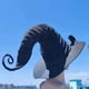 thumbnail image 4 of Sombrero de para mujer de Halloween, , accesorio moderno para disfraz, , vestido elegante negro para adulto sombrero Zulema Sombreros de bruja, 4 of 7